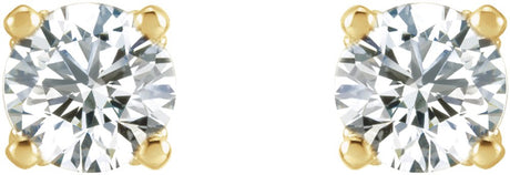 14K Yellow 1/3 CTW Lab-Grown Diamond Stud Earrings