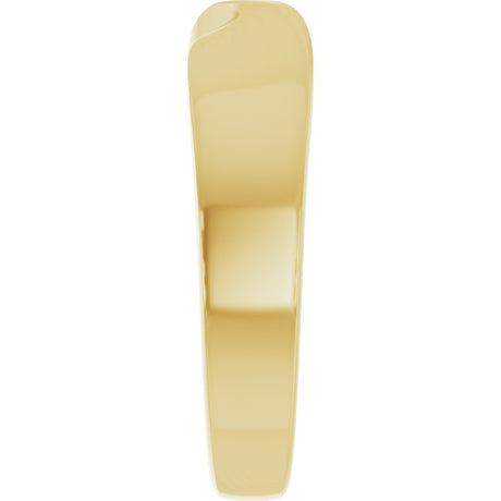 14K Yellow Gold 5 mm Stackable Twisted Ring