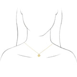 18K Yellow Gold-Plated Sterling Silver Initial K Pendant