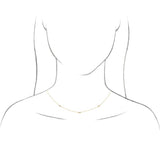 14K Yellow Gold 1/3 CTW Natural Diamond 5-Station 18" Necklace