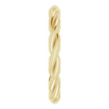 10K Yellow Gold Woven-Design Band Size 7