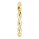10K Yellow Gold Woven-Design Band Size 7