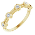 14K Yellow 1/5 CTW Natural Diamond Anniversary Band