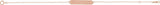 18K Rose Gold-Plated Sterling Silver Geometric 7-8" Bracelet