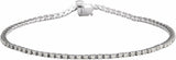 14K White Gold 1 CTW Natural Diamond Line 7 1/4" Bracelet