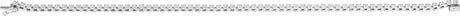 14K White Gold 2 CTW Natural Diamond Line 7 1/4" Bracelet