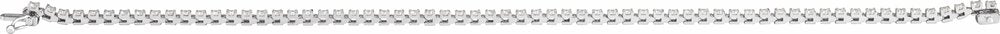 14K White Gold 2 CTW Natural Diamond Line 7 1/4" Bracelet