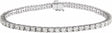14K White Gold 4 CTW Lab-Grown Diamond Line 7 1/4" Bracelet