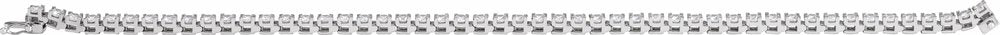 14K White Gold 4 CTW Lab-Grown Diamond Line 7 1/4" Bracelet