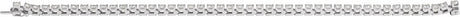 14K White Gold 5 CTW Lab-Grown Diamond Line 7 1/4" Bracelet