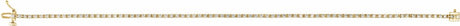 14K Yellow Gold 1 CTW Lab-Grown Diamond Line 7 1/4" Bracelet