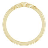 10K Yellow Claddagh Ring