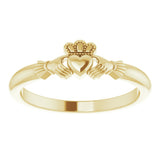 10K Yellow Gold Claddagh Ring
