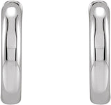 Sterling Silver Hinged 15 mm Hoop Earrings
