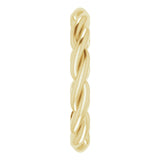 14K Yellow Woven-Design Band