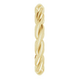 14K Yellow Woven-Design Band