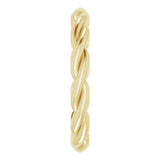 14K Yellow Woven-Design Band