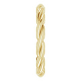 14K Yellow Gold Woven-Design Band Size 6