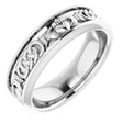 Continuum Sterling Silver Claddagh Band Sze 6.5