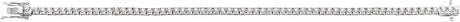 14K White Gold 1 CTW Natural Diamond Illusion-Set Line 7" Bracelet