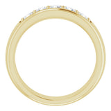 14K Yellow Gold 3/4 CTW Lab-Grown Diamond Band