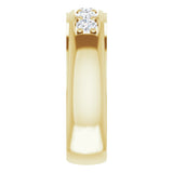 14K Yellow Gold 3/4 CTW Lab-Grown Diamond Band