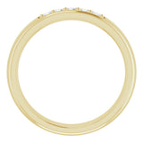 14K Yellow Gold 1/5 CTW Lab-Grown Diamond Band