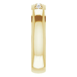 14K Yellow Gold 1/5 CTW Lab-Grown Diamond Band