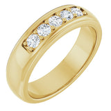 14K Yellow Gold 1/2 CTW Lab-Grown Diamond Band