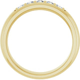 14K Yellow Gold 1/2 CTW Lab-Grown Diamond Band