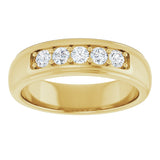 14K Yellow Gold 1/2 CTW Lab-Grown Diamond Band