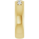 14K Yellow Gold 1/2 CTW Lab-Grown Diamond Band