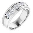 14K White Gold 1 1/4 CTW Lab-Grown Diamond Band