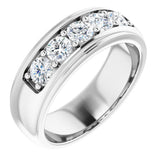 14K White Gold 1 1/4 CTW Lab-Grown Diamond Band