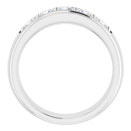 14K White Gold 1 1/4 CTW Lab-Grown Diamond Band