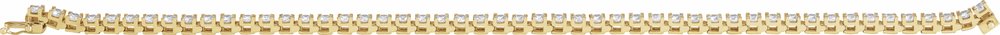 14K Yellow 4 CTW Lab-Grown Diamond Line 7 1/4" Bracelet