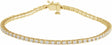 14K Yellow Gold 2 CTW Lab-Grown Diamond Line 7 1/4" Bracelet
