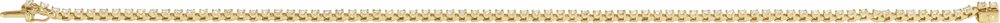 14K Yellow Gold 1 CTW Lab-Grown Diamond Line 7 1/4" Bracelet
