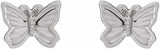 Sterling Silver Petite Butterfly Earrings