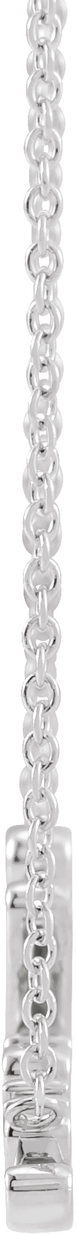 Sterling Silver Believe 18" Necklace