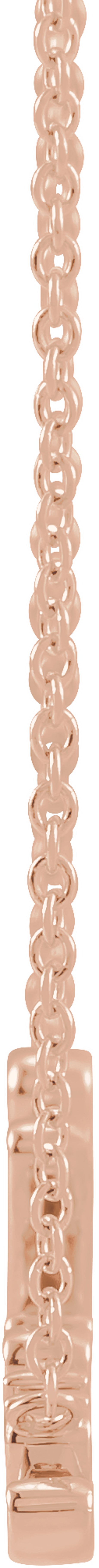 14K Rose Believe 18" Necklace