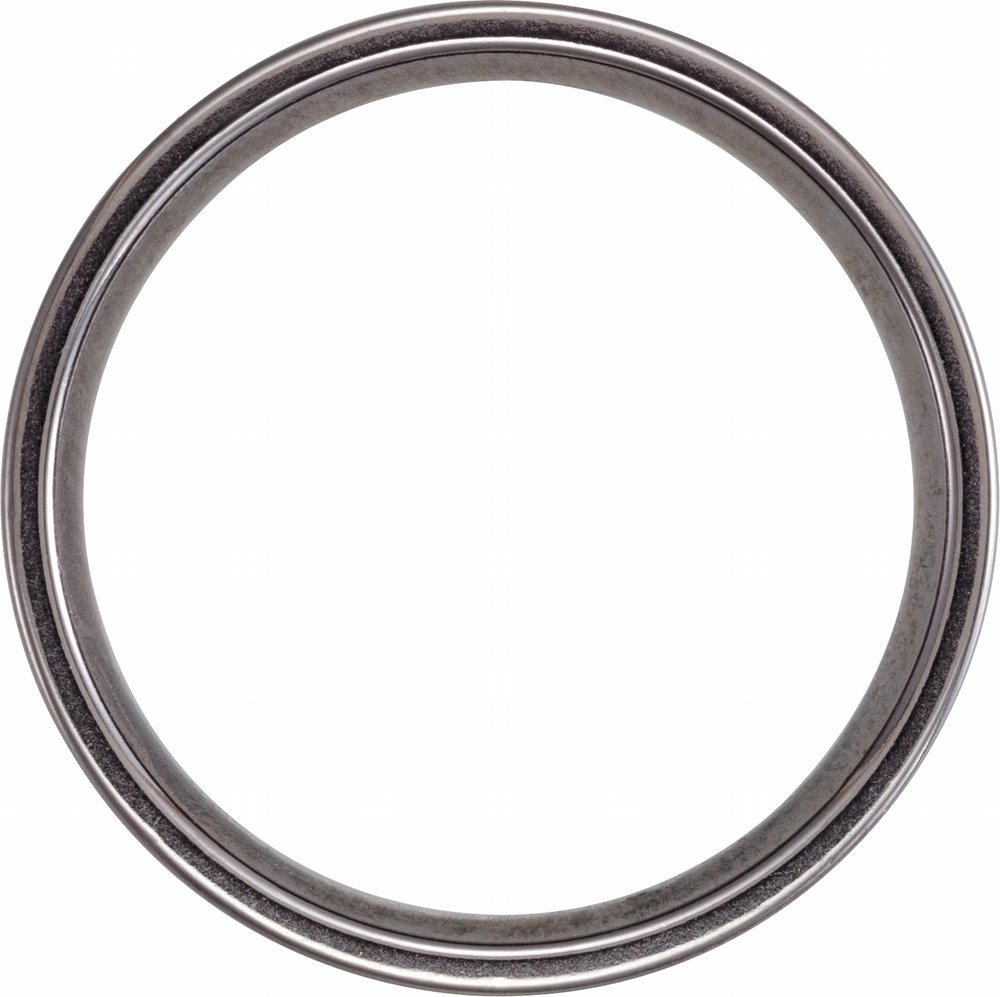 Tantalum 6 mm Comfort-Fit Flat Band Size 7