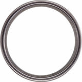 Tantalum 6 mm Comfort-Fit Flat Band Size 7