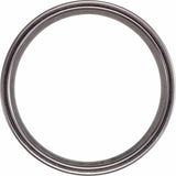 Tantalum 6 mm Comfort-Fit Flat Band