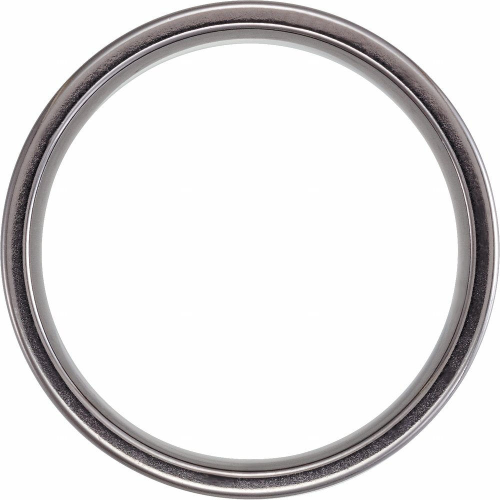 Tantalum 8 mm Flat Comfort-Fit Band Size 9.5