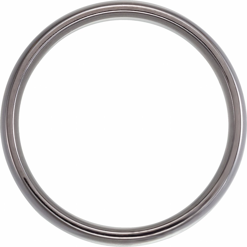 Tantalum 6 mm Half Round Comfort-Fit