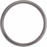 Tantalum 6 mm Comfort-Fit Half Round Band Size 7