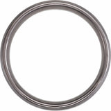 Tantalum 6 mm Beveled Comfort-Fit Band Size 7