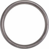 Tantalum 6 mm Beveled Comfort-Fit Band