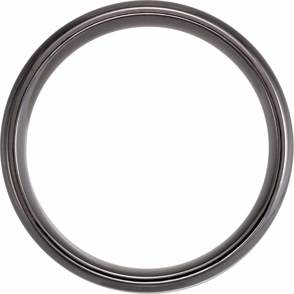 Tantalum 8 mm Beveled Comfort-Fit Band